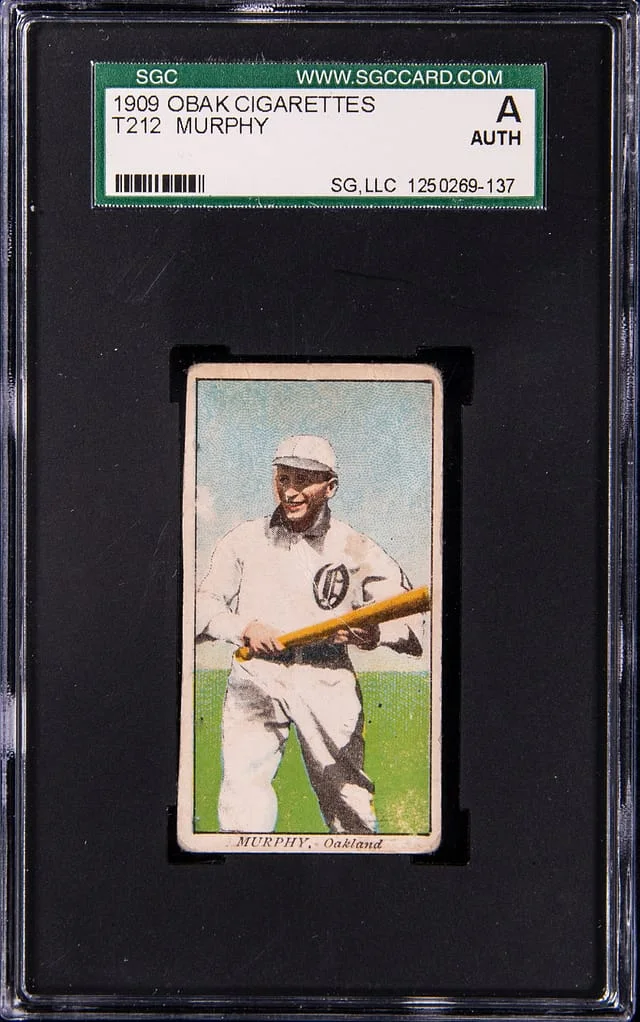 1909 T212 Obak Cigarettes Murphy #NNO card image