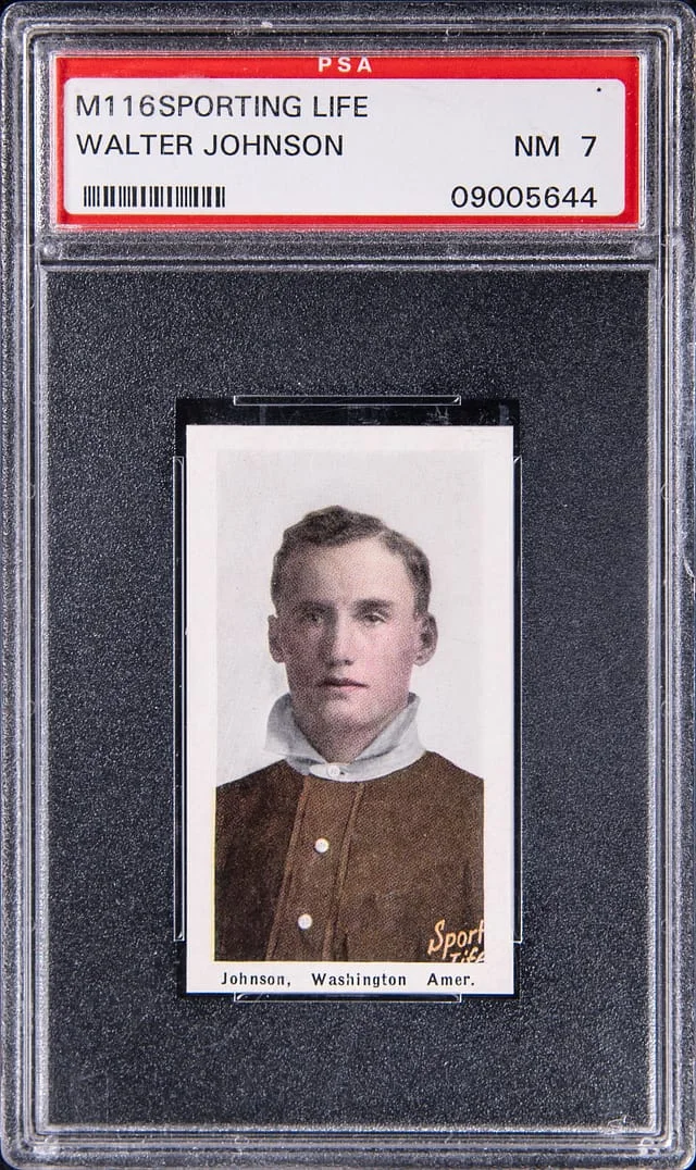 1910-11 Sporting Life Walter Johnson #M116 card image