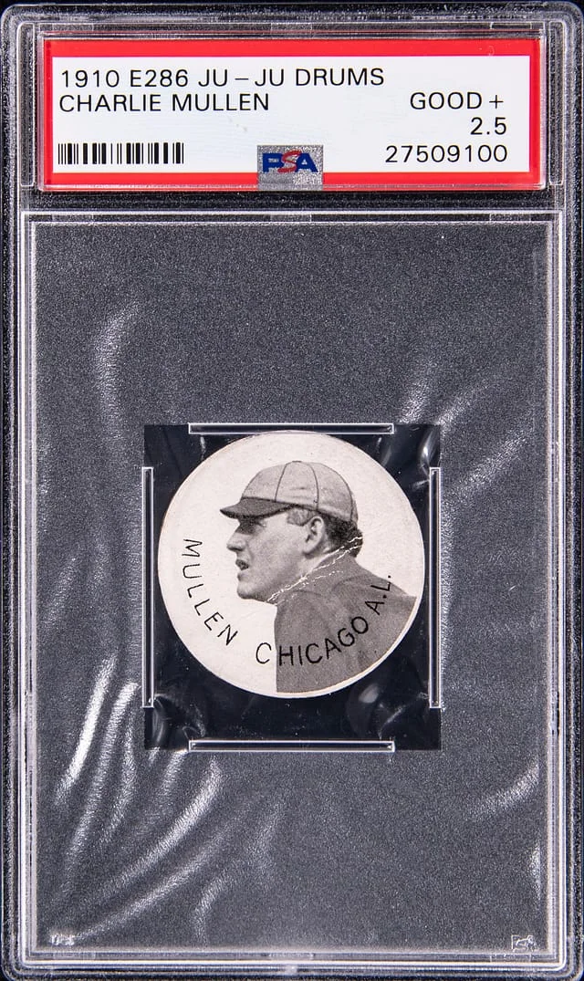 1910 E286 Ju-Ju Drums Charlie Mullen #NNO card image