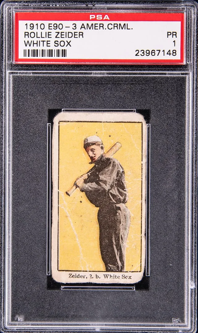 1910 E90-3 American Caramel White Sox Rollie Zeider #NNO card image