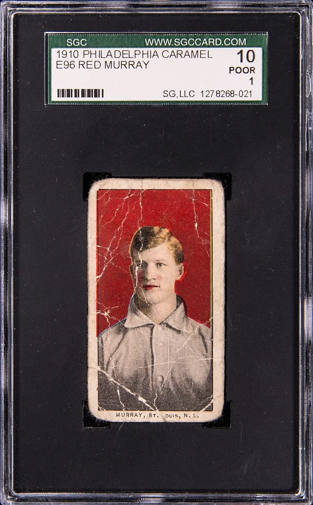 1910 E96 Philadelphia Caramel Red Murray #NNO card image