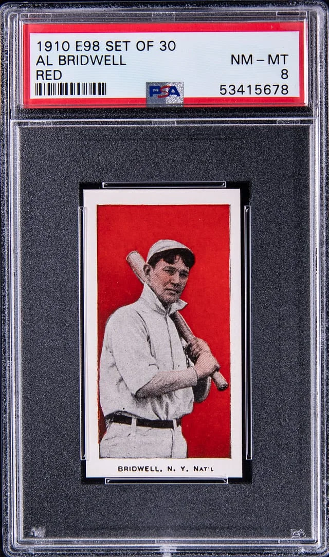 1910 E98 Set of Al Bridwell #30 card image