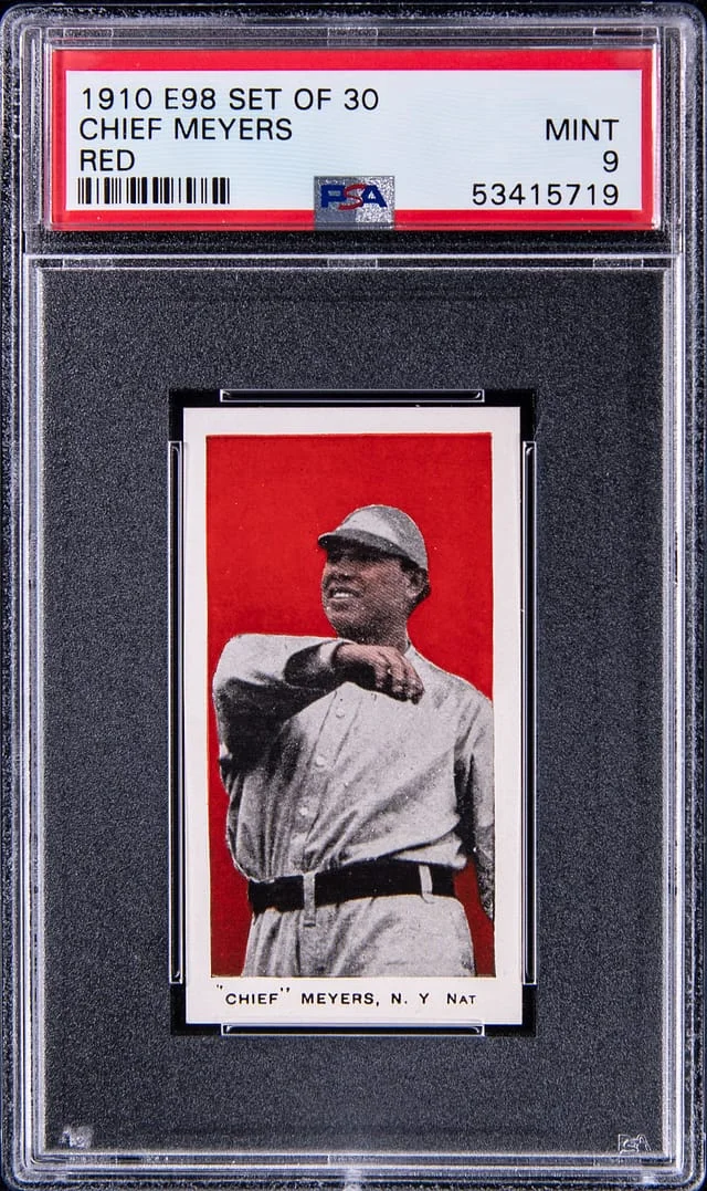 1910 E98 Set of Chief Meyers #30 card image