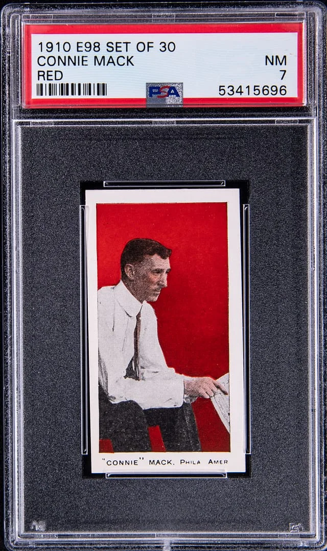 1910 E98 Set of Connie Mack #30 card image