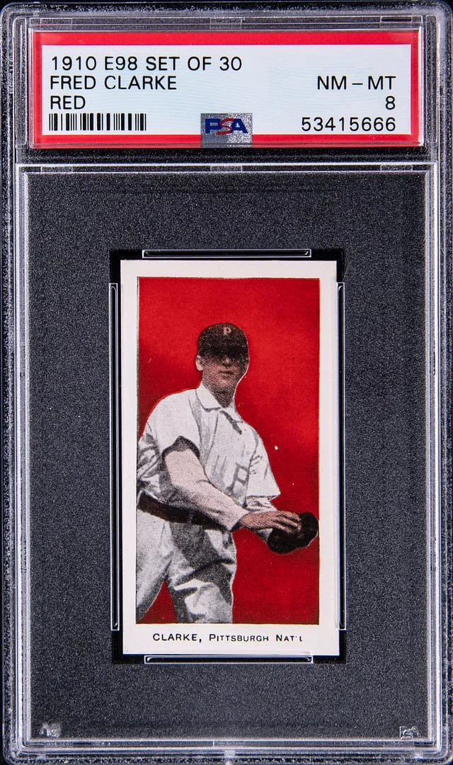 1910 E98 Set of Fred Clarke #30 card image