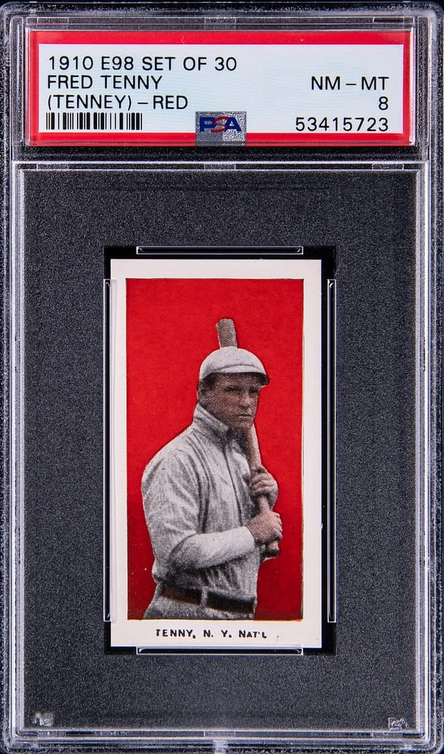 1910 E98 Set of Fred Tenny (Tenney) #30 card image