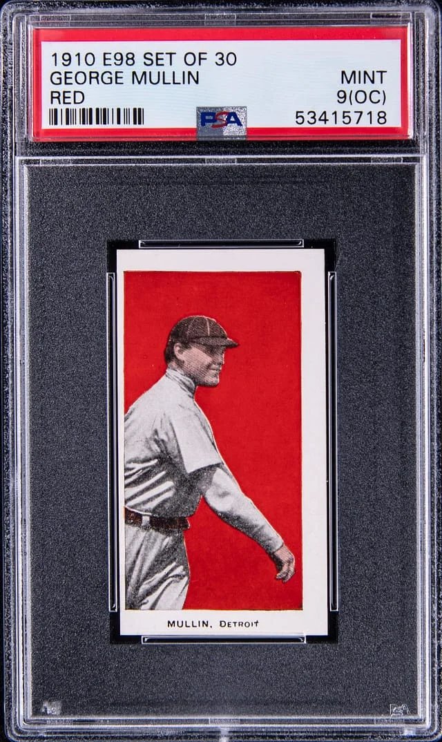 1910 E98 Set of George Mullin #30 card image