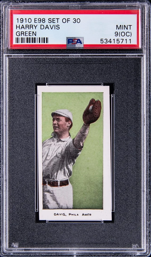 1910 E98 Set of Harry Davis #30 card image