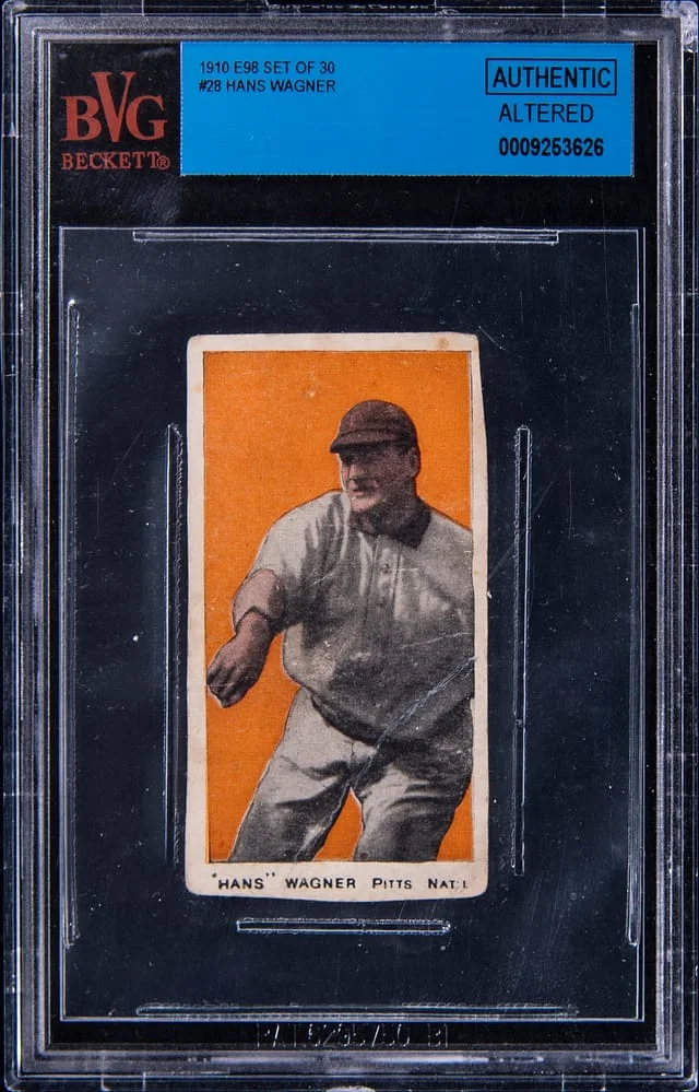 1910 E98 Set of Honus Wagner #30 card image