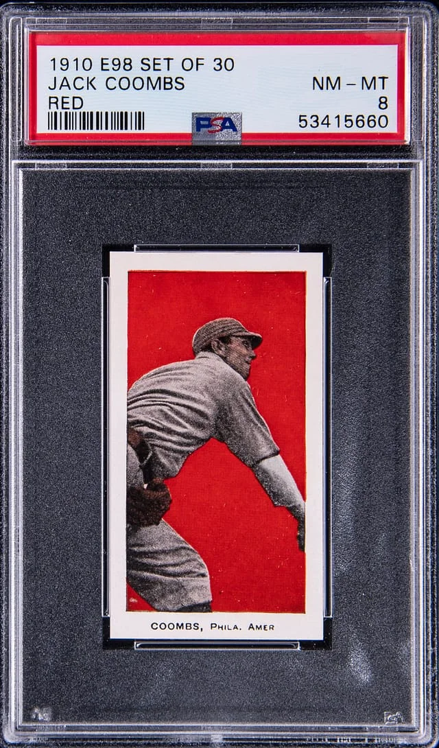 1910 E98 Set of Jack Coombs #30 card image