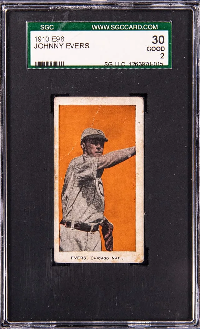 1910 E98 Set Of Johnny Evers #30 card image