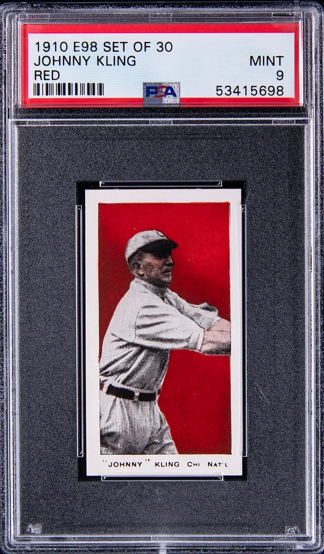 1910 E98 Set of Johnny Kling #30 card image