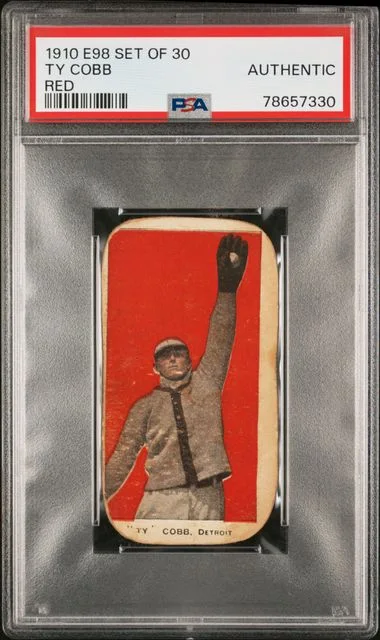 1910 E98 Set Of Red Ty Cobb #30 card image