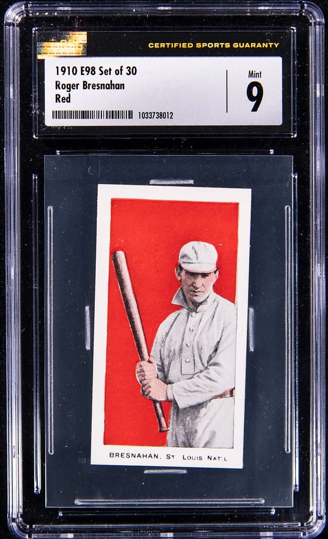1910 E98 Set of Roger Bresnahan #30 card image