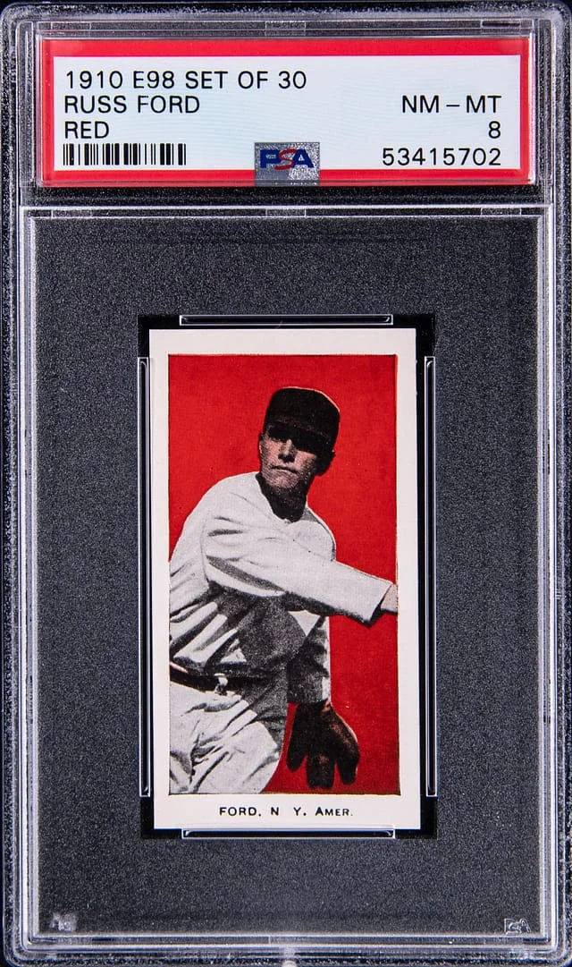 1910 E98 Set of Russ Ford #30 card image