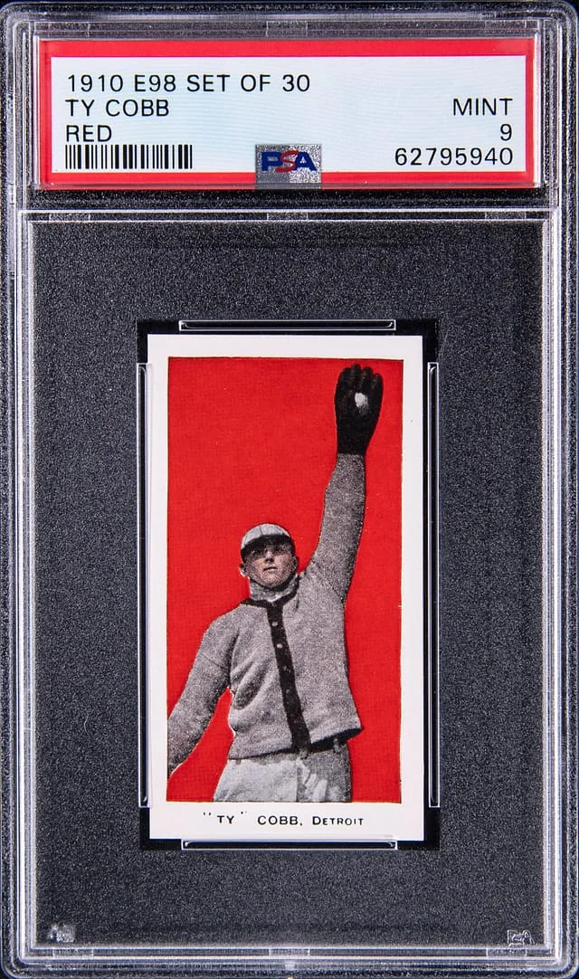 1910 E98 Set of Ty Cobb #30 card image