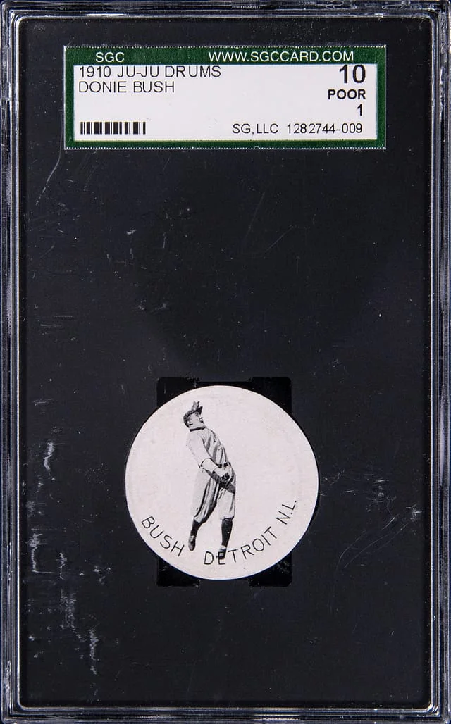 1910 Ju-Ju Drums Donie Bush #NNO card image