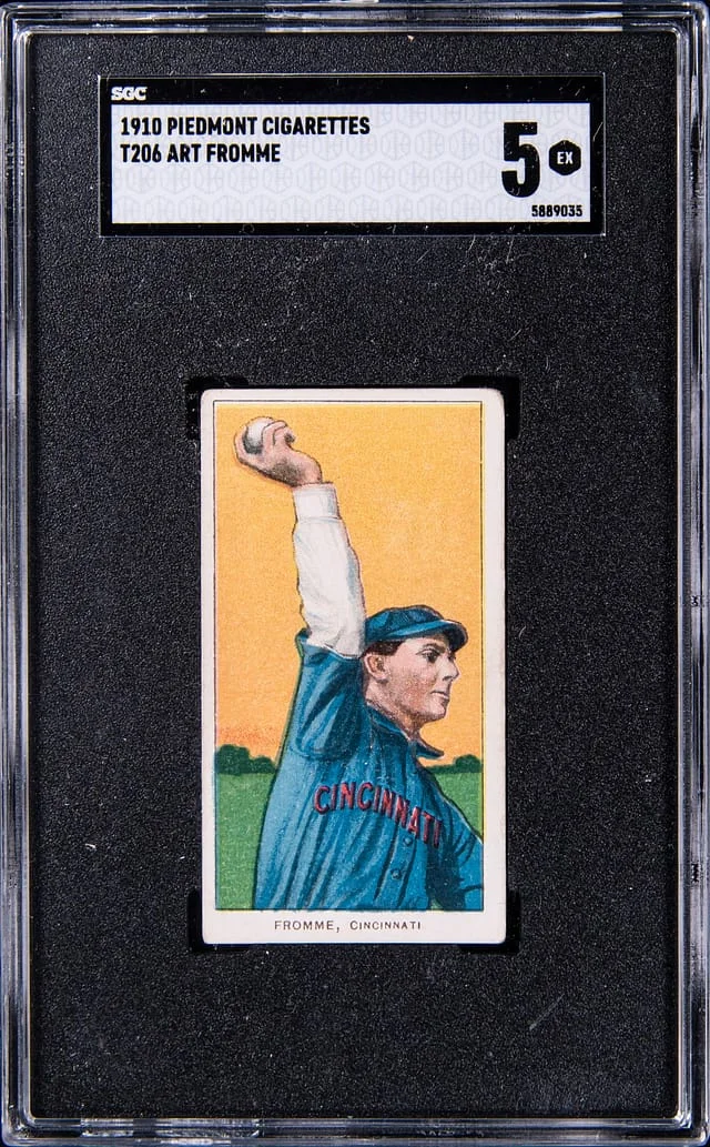 1910 Piedmont Cigarettetes Art Fromme #T206 card image