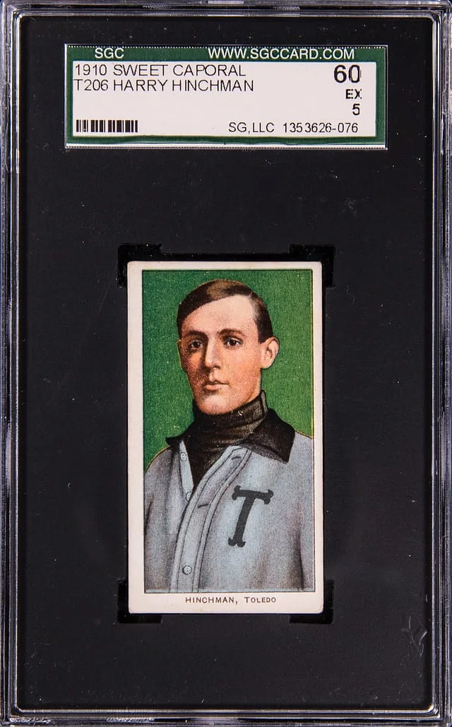 1910 T206 Harry Hinchman - Sweet Caporal White Border #no-number card image