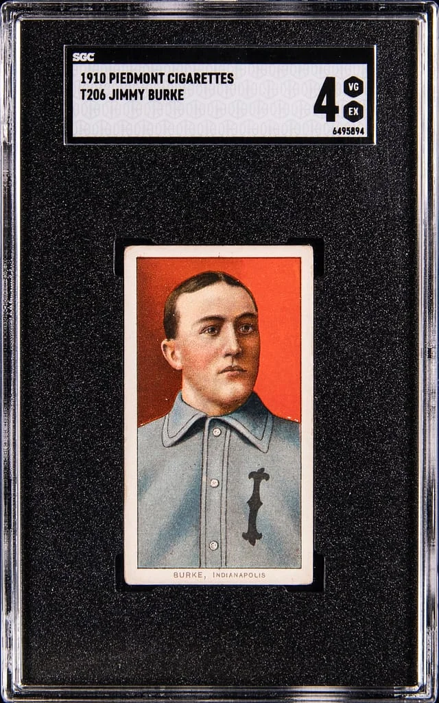 1910 T206 Jimmy Burke White Border #no-number card image