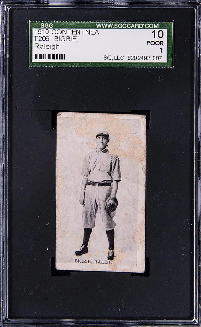 1910 T209 Contentnea Bigbie #NNO card image
