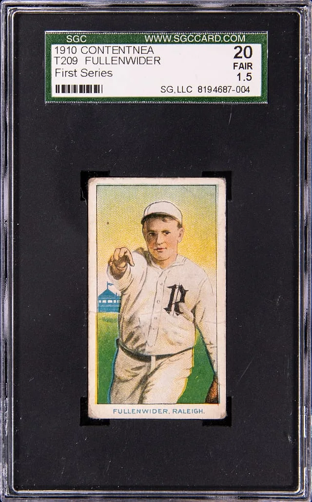 1910 T209 Contentnea First Series Fullenwider #NNO card image