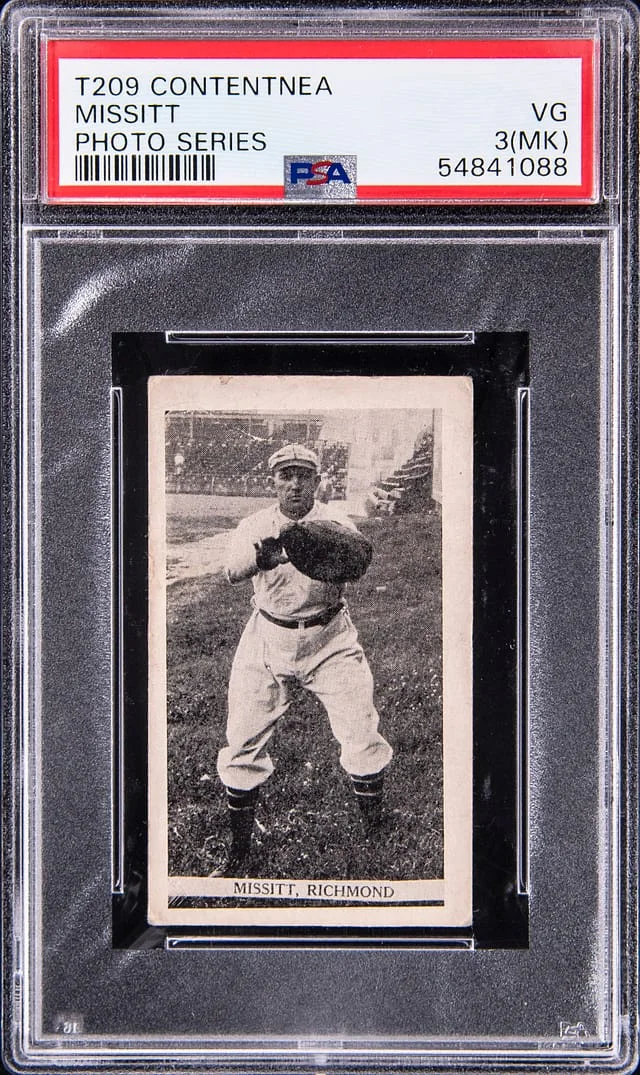 1910 T209 Contentnea Photo Series Missitt #NNO card image