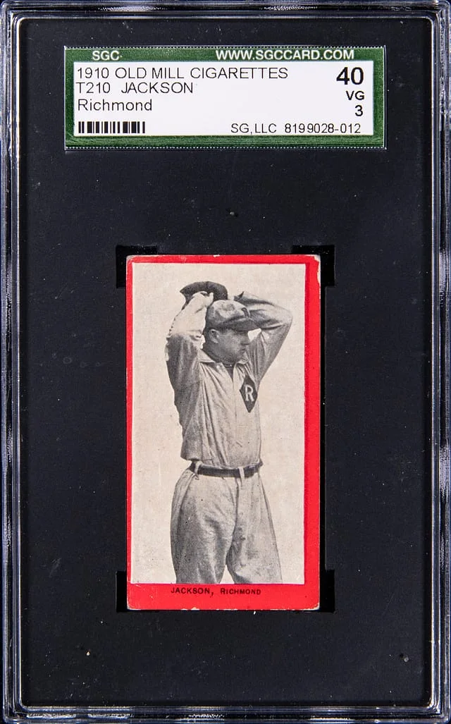 1910 T210 Old Mill Cigarettes Jackson #NNO card image