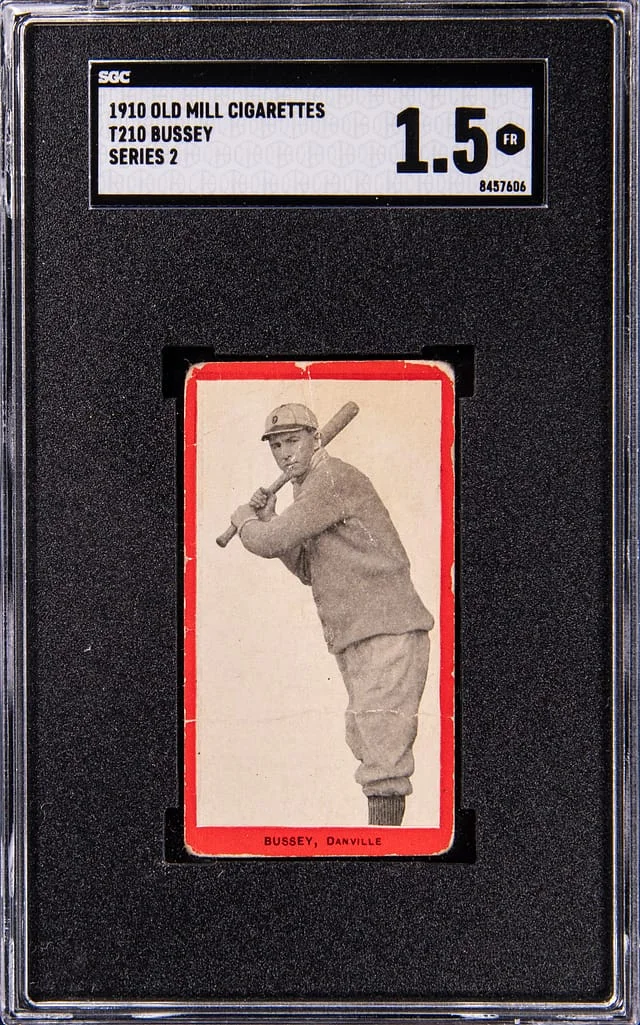 1910 T210 Old Mill Cigarettes Series 2 Bussey #NNO card image