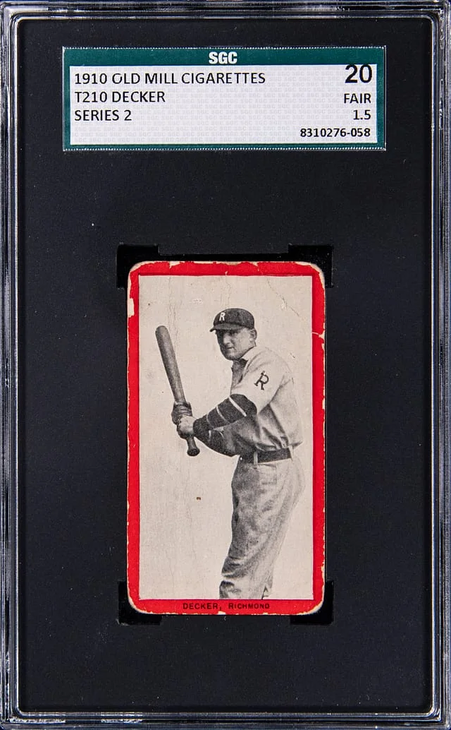 1910 T210 Old Mill Cigarettes Series 2 Decker #NNO card image