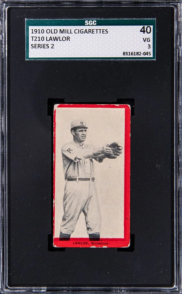 1910 T210 Old Mill Cigarettes Series 2 Lawlor #NNO card image