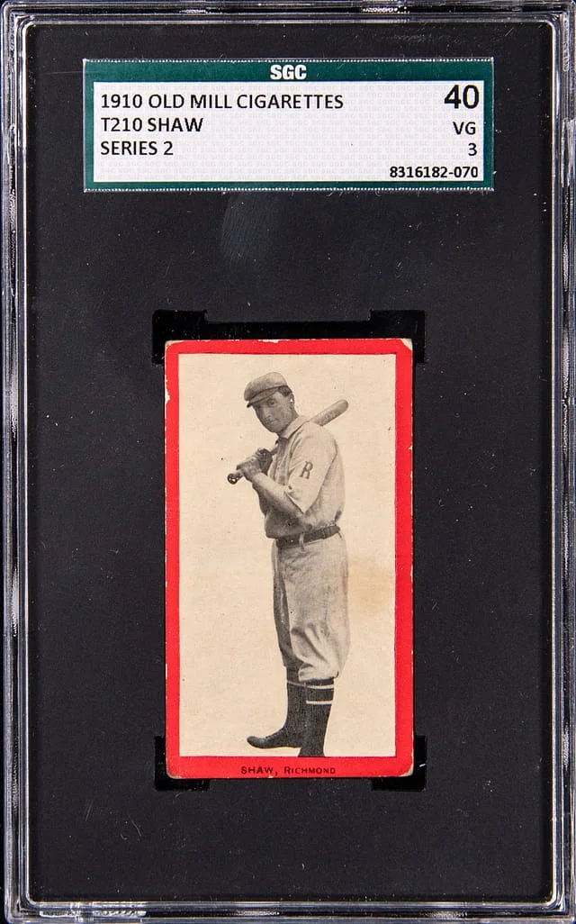 1910 T210 Old Mill Cigarettes Series 2 Shaw #NNO card image