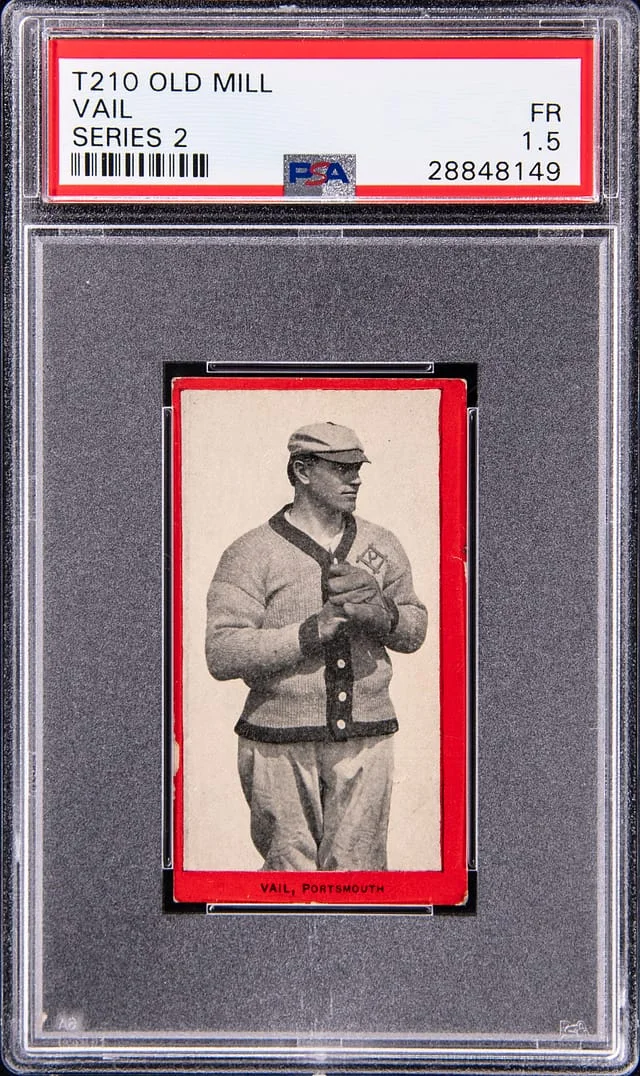 1910 T210 Old Mill Series 2 Vail #NNO card image