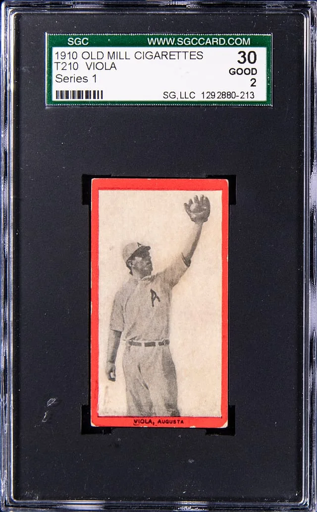 1910 T210 Old Mill Series Juan Viola #1 card image