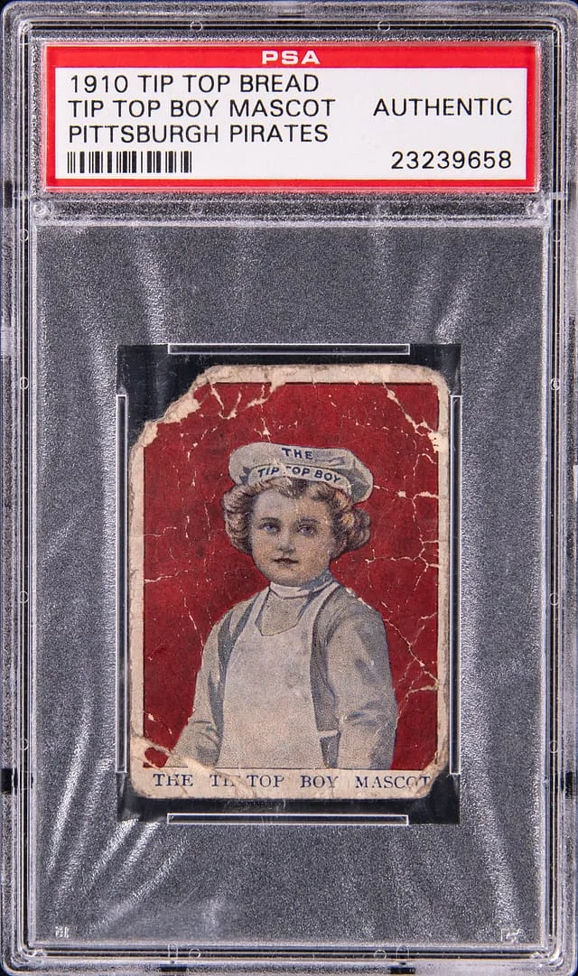1910 Top Tip Bread Pittsburgh Pirates Tip Top Boy Mascot #NNO card image