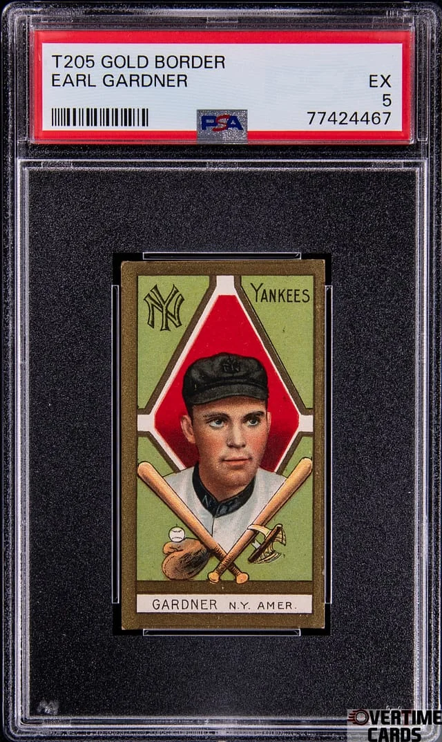 1911 T205 Earl Gardner Gold Border #no-number card image