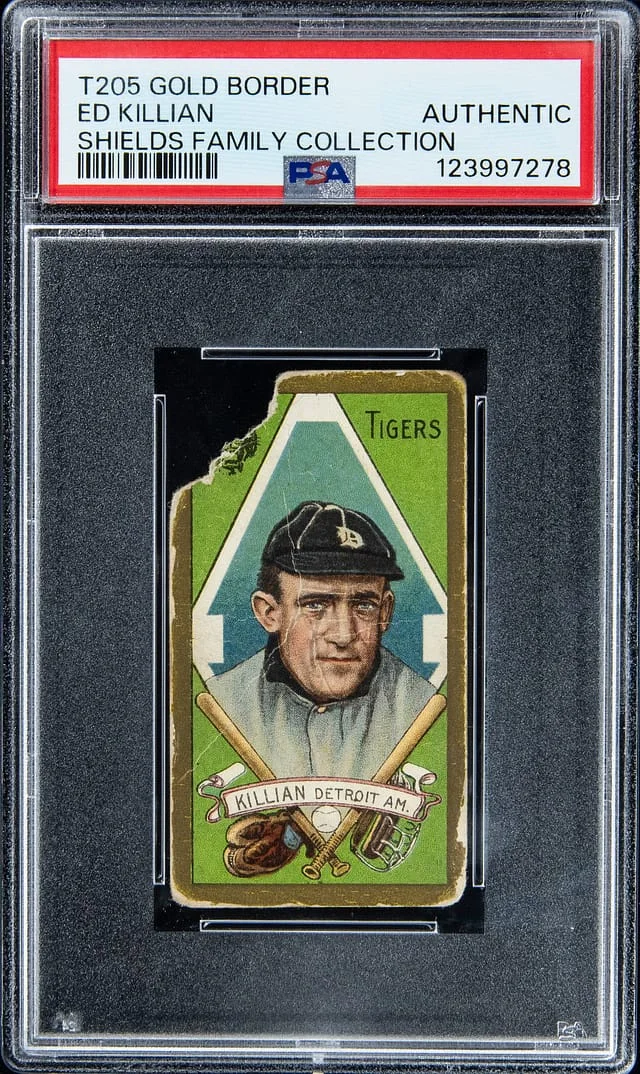 1911 T205 Ed Killian - Sweet Caporal - Shields Family Collection Gold Border #no-number card image
