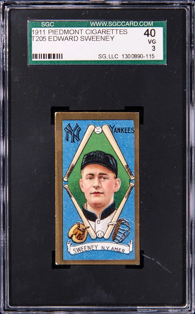 1911 T205 Edward Sweeney Gold Border #no-number card image