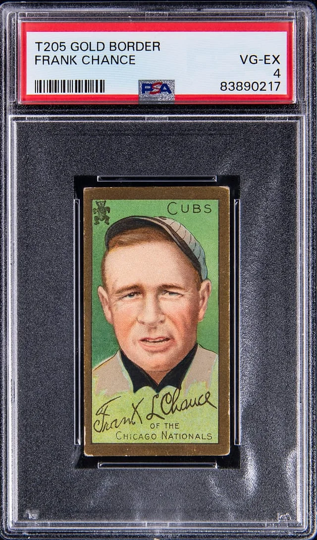 1911 T205 Frank Chance Gold Border #no-number card image