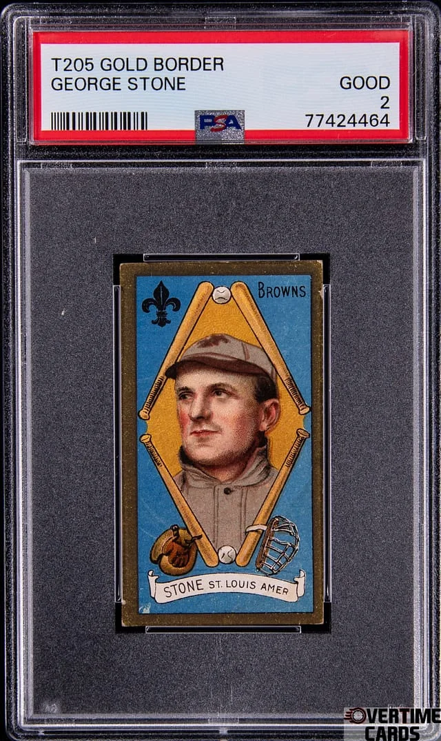 1911 T205 George Stone Gold Border #no-number card image