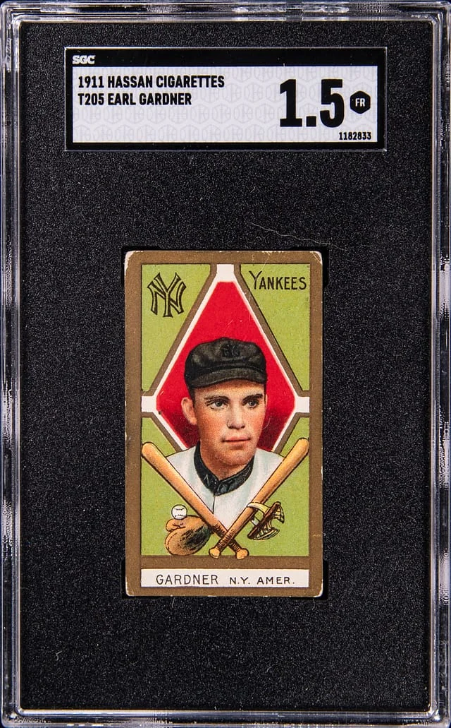 1911 T205 Hassan Cigarettes Earl Gardner #no-number card image