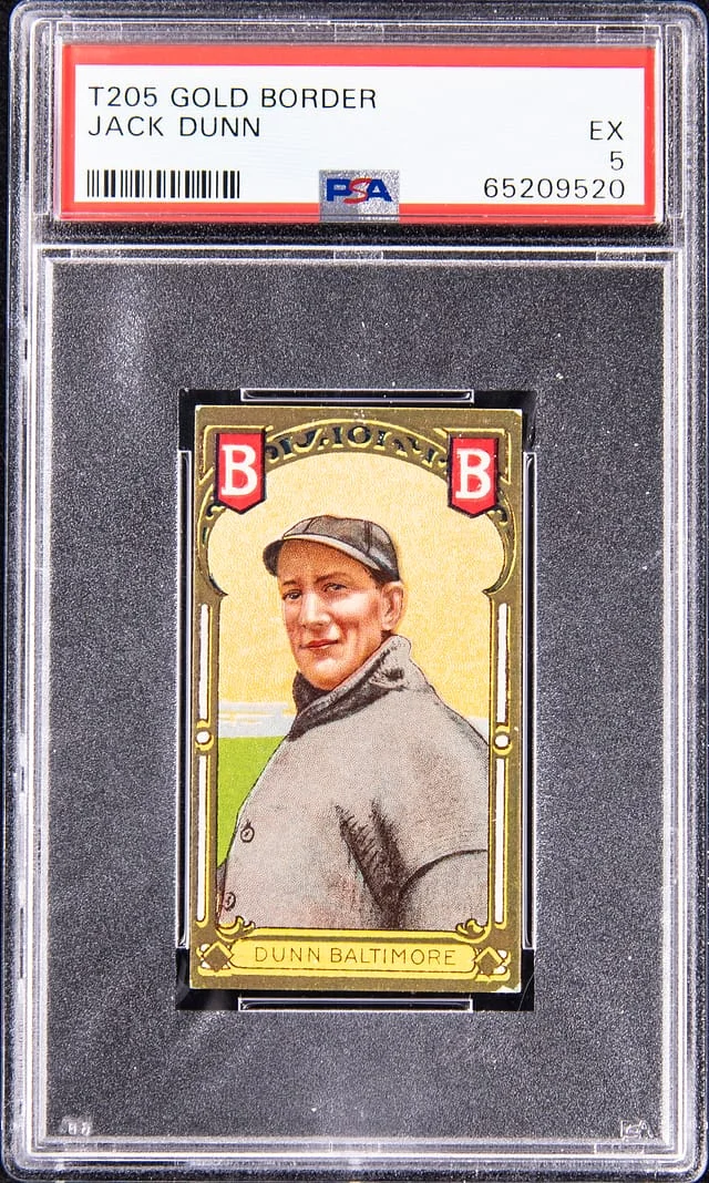 1911 T205 Jack Dunn Gold Border #no-number card image