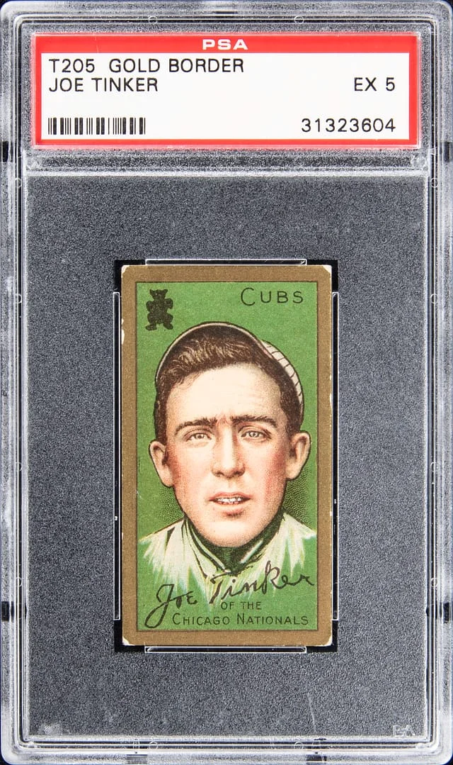 1911 T205 Joe Tinker Gold Border #no-number card image