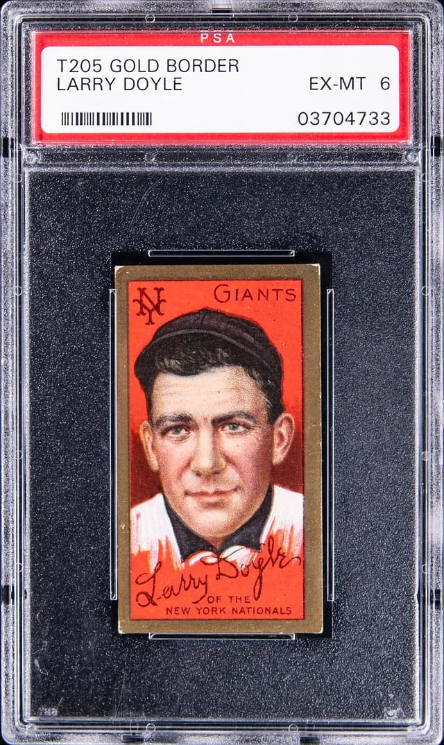 1911 T205 Larry Doyle Gold Border #no-number card image