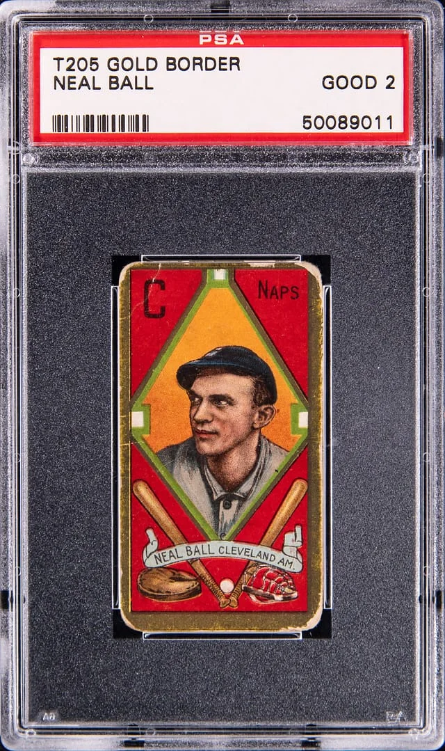1911 T205 Neal Ball Gold Border #NNO card image