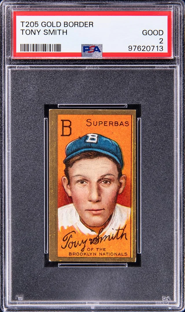 1911 T205 Tony Smith Gold Border #no-number card image