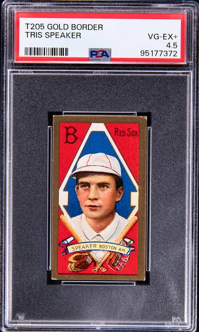 1911 T205 Tris Speaker Gold Border #no-number card image