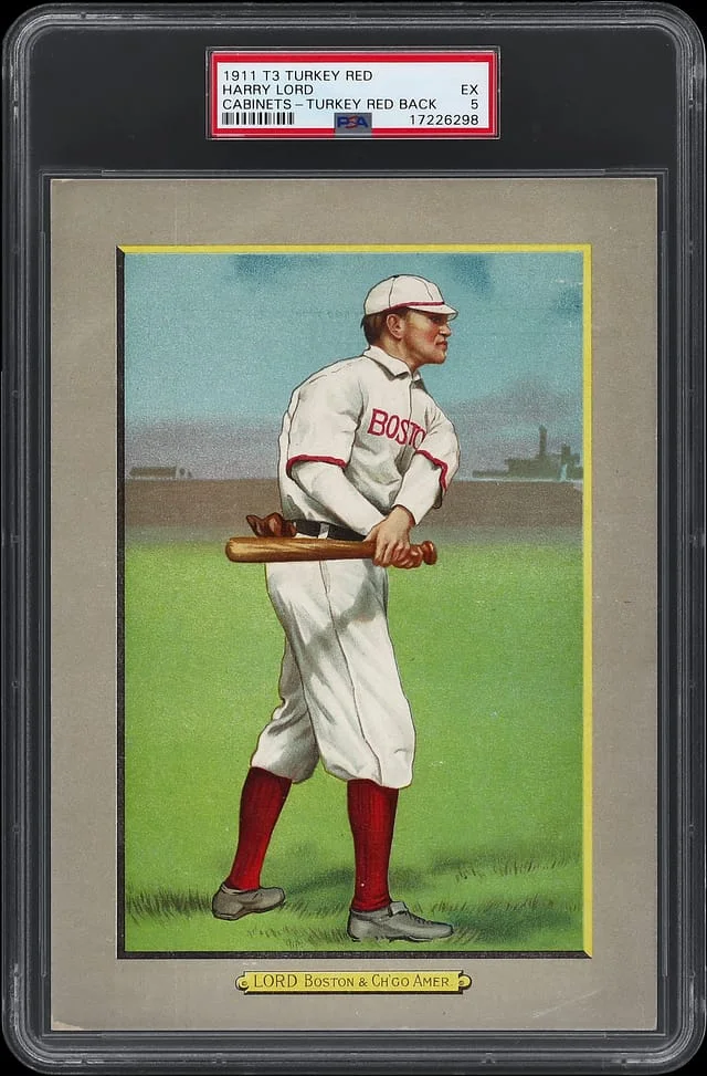 1911 T3 Turkey Red Harry Lord, Turkey Red Back Cabinets #106 card image