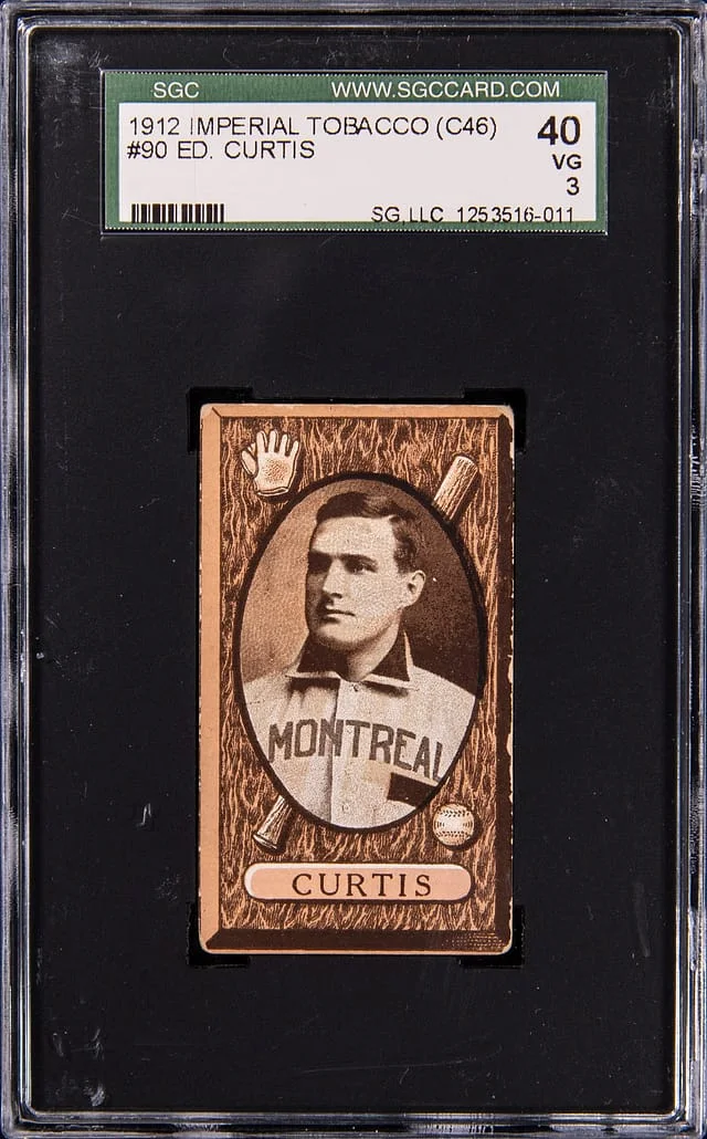 1912 C46 Imperial Tobacco Ed. Curtis #90 card image