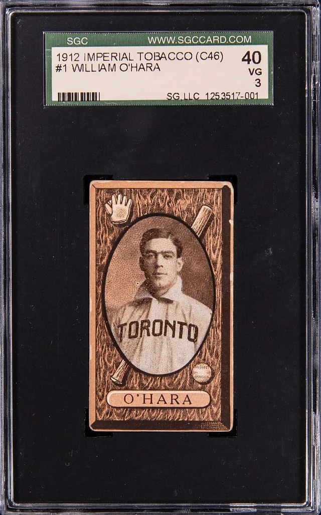 1912 C46 Imperial Tobacco William O'Hara #1 card image